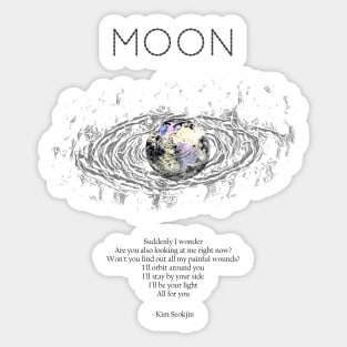 Moon - Jin Sticker